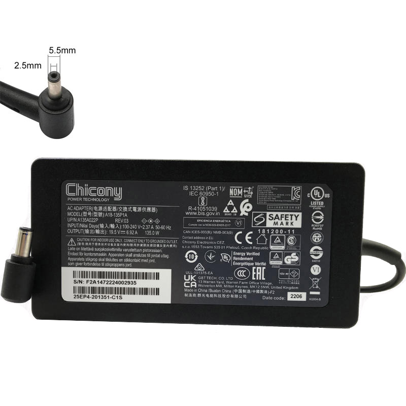 chicony a18-135p1a battery