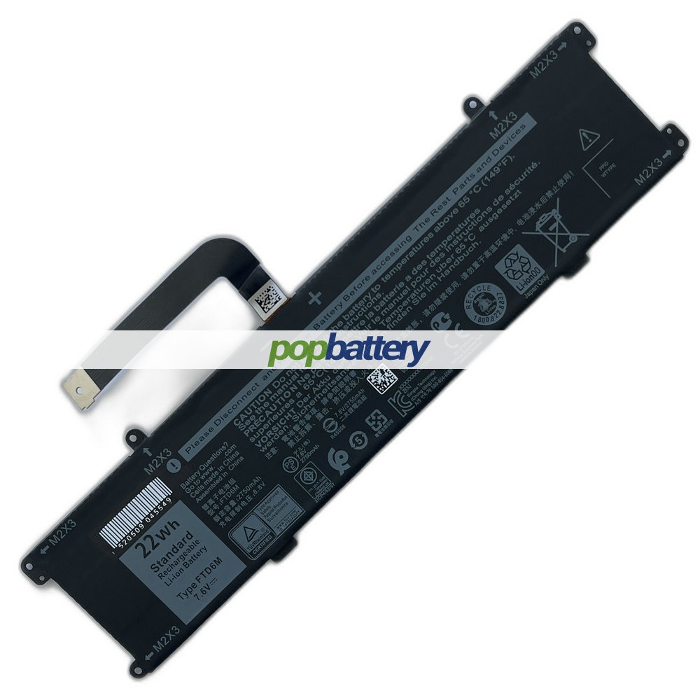 dell ftd6m battery