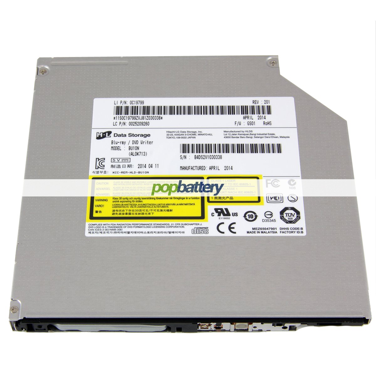 hitachi lg bu10n dvd burner