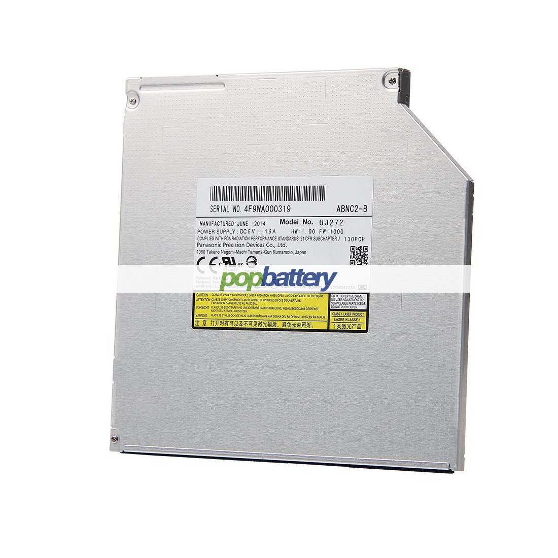 matshita / panasonic uj272 dvd burner